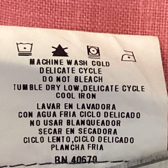 Harve Benard 100% Linen Sleeveless Pink Midi Dress Sz 14 #293F - Picture 8 of 8